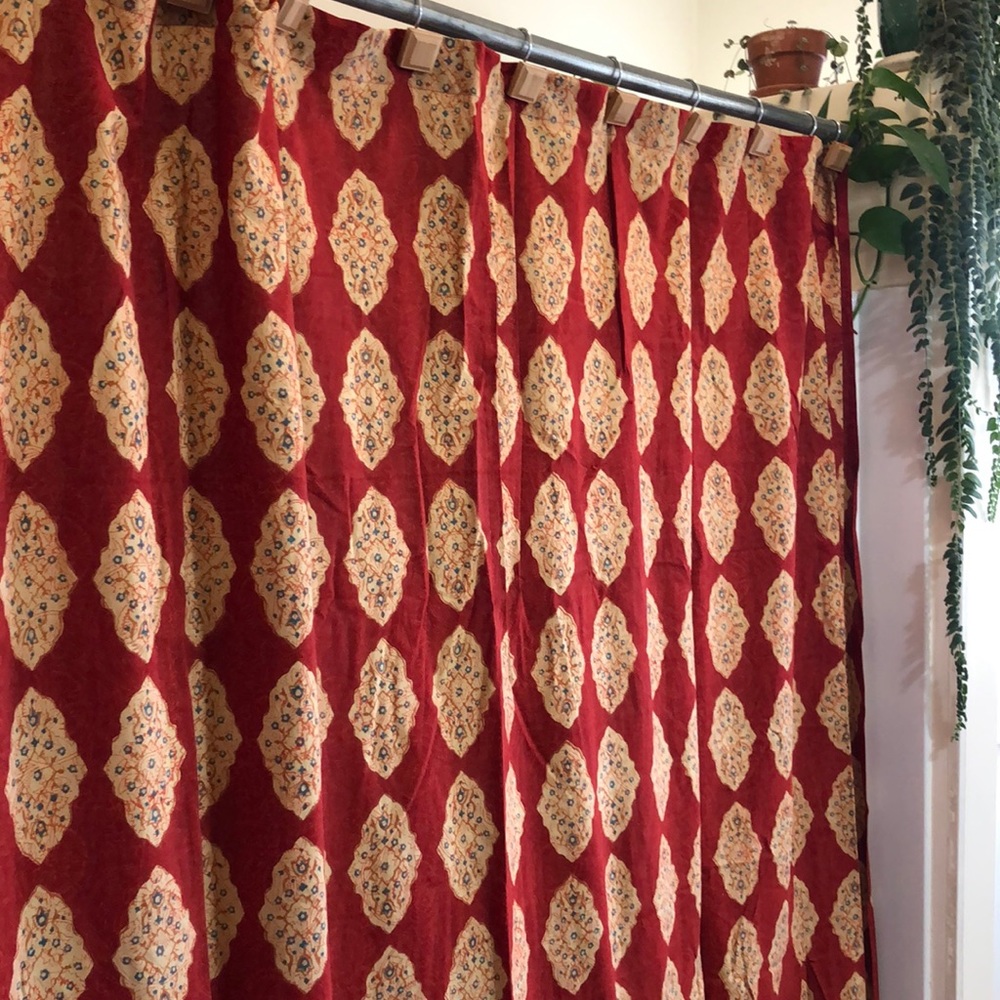 Saffron Marigold shower curtain